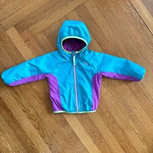 The North Face lighweight reversible fleece jacket